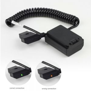 Reverse Protection Safe D-Tap to Sony A7RM3 FZ100 Faux Battery Converter Cable