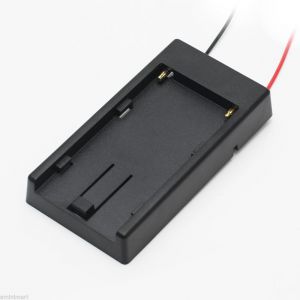 Sony Battery NP-F970 F750 F550 970 Power Supply Charger Battery Mount Plate DIY