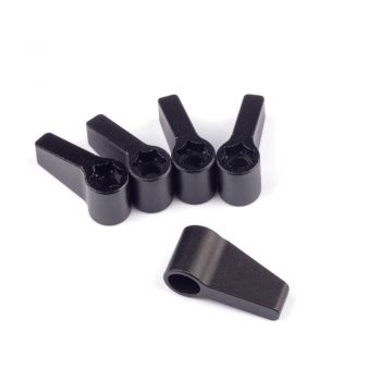 5PCS V3 Black Screw Wingnut Ratchet Lever Thumb Knob Hardware fr DIY Longer Bolt V3B