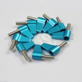 10X M5 Rotating Thumb Screw Knob fr 15mm Rod Clamp Rail Block DSLR Rig Support 