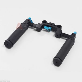 Front Handle Grip Rod Clamp Railblock Block fr 15mm Rod Support DSLR Pocket Rig 