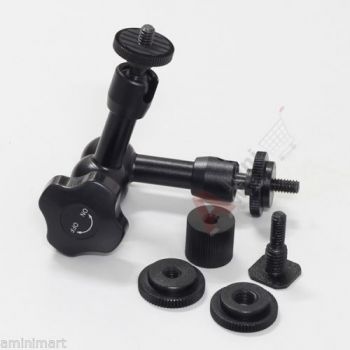 7" Magic Friction Articulating Arm fr Stabilizer DSLR Rig LCD Monitor LED light