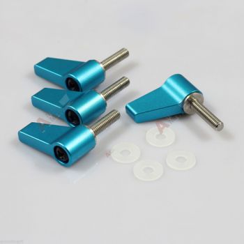 4X M4 Rotating Thumb Screw Knob fr 15mm Rod Clamp Rail Block DSLR Rig Support