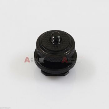 Hot Shoe Adapter 1/4" Screw fr DSLR Camera Zoom H4N Tascam Audio Recorder DR-07