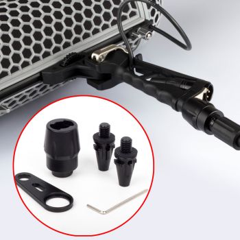 Microphone Radio Shark Fin Antenna Quick Release System Unit fr Boom Pole Sound Rode Blimp Wind Shield Shock Resist Mic 03B-3