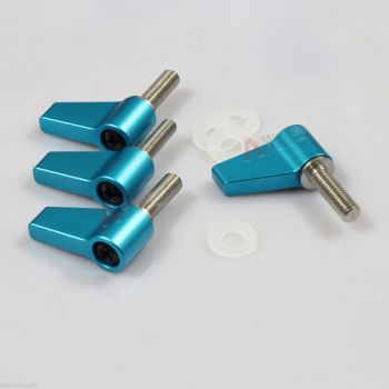 4X M5 Rotating Thumb Screw Knob fr 15mm Rod Clamp Rail Block DSLR Rig Support