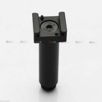 1/4" Hot Cold Shoe Mount Rod fr LED Flash Light DSLR Rig 15mm Rod Support Clamp