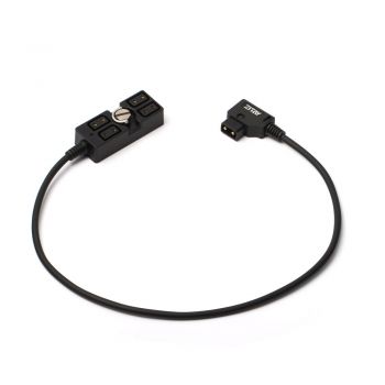 1/4" D-Ring Screw Safe DTAP D-Tap / 4-Port Receptacle Power Cable fr Anton Bauer Gold Mount  V-mount Brick Battery Power Supply