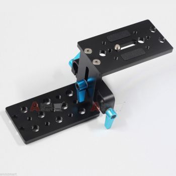 Rod Support Rail System Rig Baseplate Base Plate Mount Stand fr Follow Focus FF