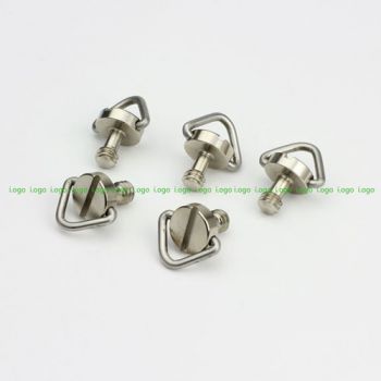 5鑴?1/4" D-Ring Camera Screw for Tripod Quick Release Plate Rail System Baseplate