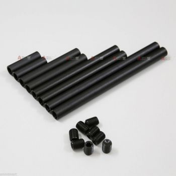 4 Pairs Set 2" 4" 6" 8" inch Aluminum Anodized 15mm Rod fr Follow Focus DSLR Rig