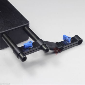 Z-Shape Offset Riser Rod Clamp Rail Block Shoulder Pad Rod Kit fr DSLR Rig Rigs