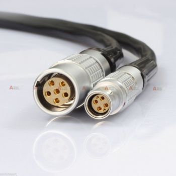 RED ONE 2B Female 6-Pin / 1B Female RED Scarlet Epic Power Supply Adapter Cable