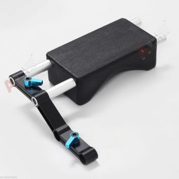 Z-Shape Offset Riser 15mm Rod Clamp Rail Block Shoulder Pad Kit fr DSLR Rig Rigs