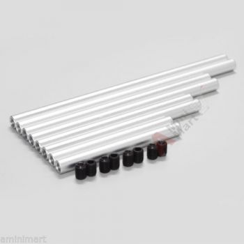 4 Pairs Set 15cm 20cm 25cm 30cm Aluminum Anodized 15mm Rod fr Matte Box DSLR Rig