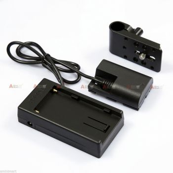 Battery Adapter Mounting Plate fr SONY NP-F970 DR-E6 Canon 7D 6D 70D 5D2 5D3 60D