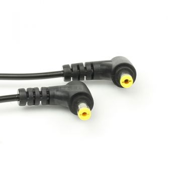 DC Power Supply Plug Connector Coiled Cable fr Lanparte DSLR Rig Battery Station