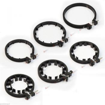 Set of 6 Lens Gear Ring for Follow Focus 5D2 Module 0.8 