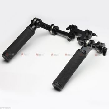 ARRI Type Rosette Arm Handle Grip Kit fr 15mm Rod Support DSLR Rig Follow Focus 