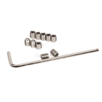 1/4" Setscrew Hex Screw Allen key Set Hardware fr Bowl Ball Head Tripod Camera