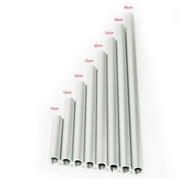 Diameter Dia OD 15mm Alu Metal Concentric Rod Rail fr Camera Rig LWS Support Tripod Follow Fofus Cage Matte Box