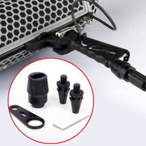 Microphone Radio Shark Fin Antenna Quick Release System Unit fr Boom Pole Sound Rode Blimp Wind Shield Shock Resist Mic 03B-3