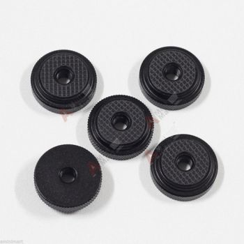 5pcs Knurling Washer Camera 1/4" Screw Nut fr Hot Cold Shoe Bolt Mount Bracket