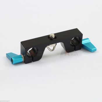 1/4" Camera Mount Rod Clamp block fr 15mm Rod Support Follow Focus DSLR Rig V3